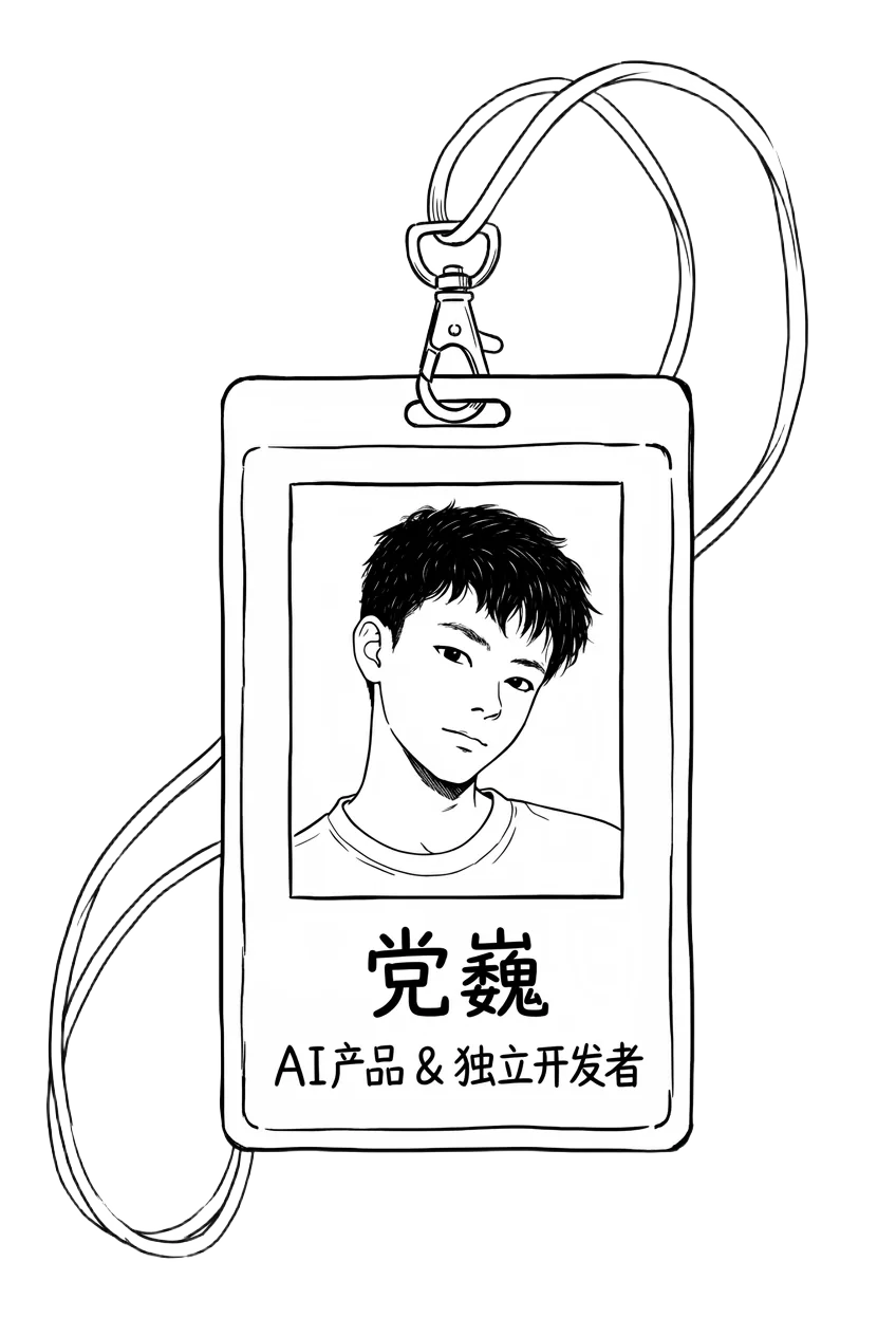 党巍个人品牌徽章